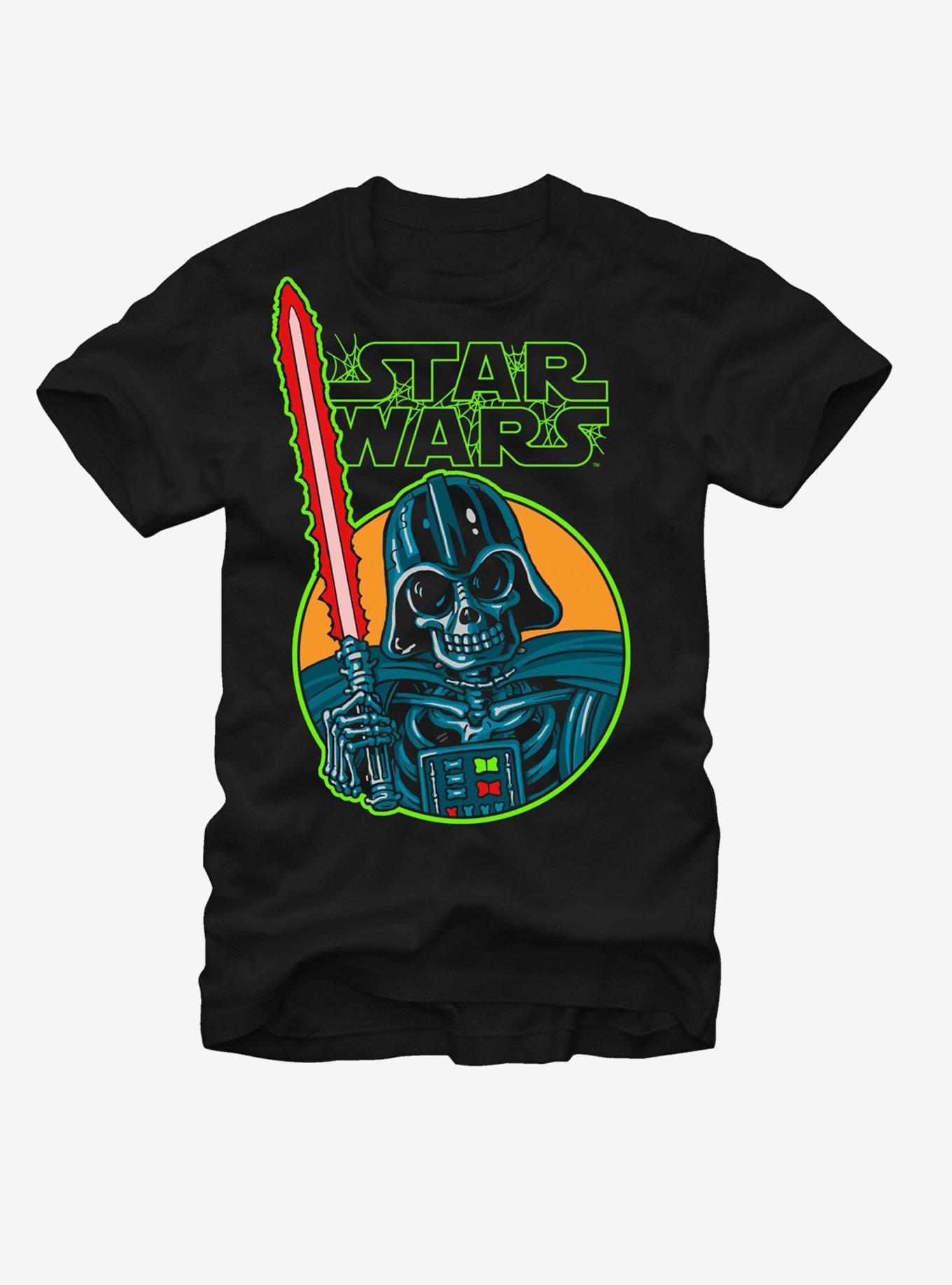 Star Wars Halloween Vader Skeleton T-Shirt | Graphic T-Shirt for Unisex