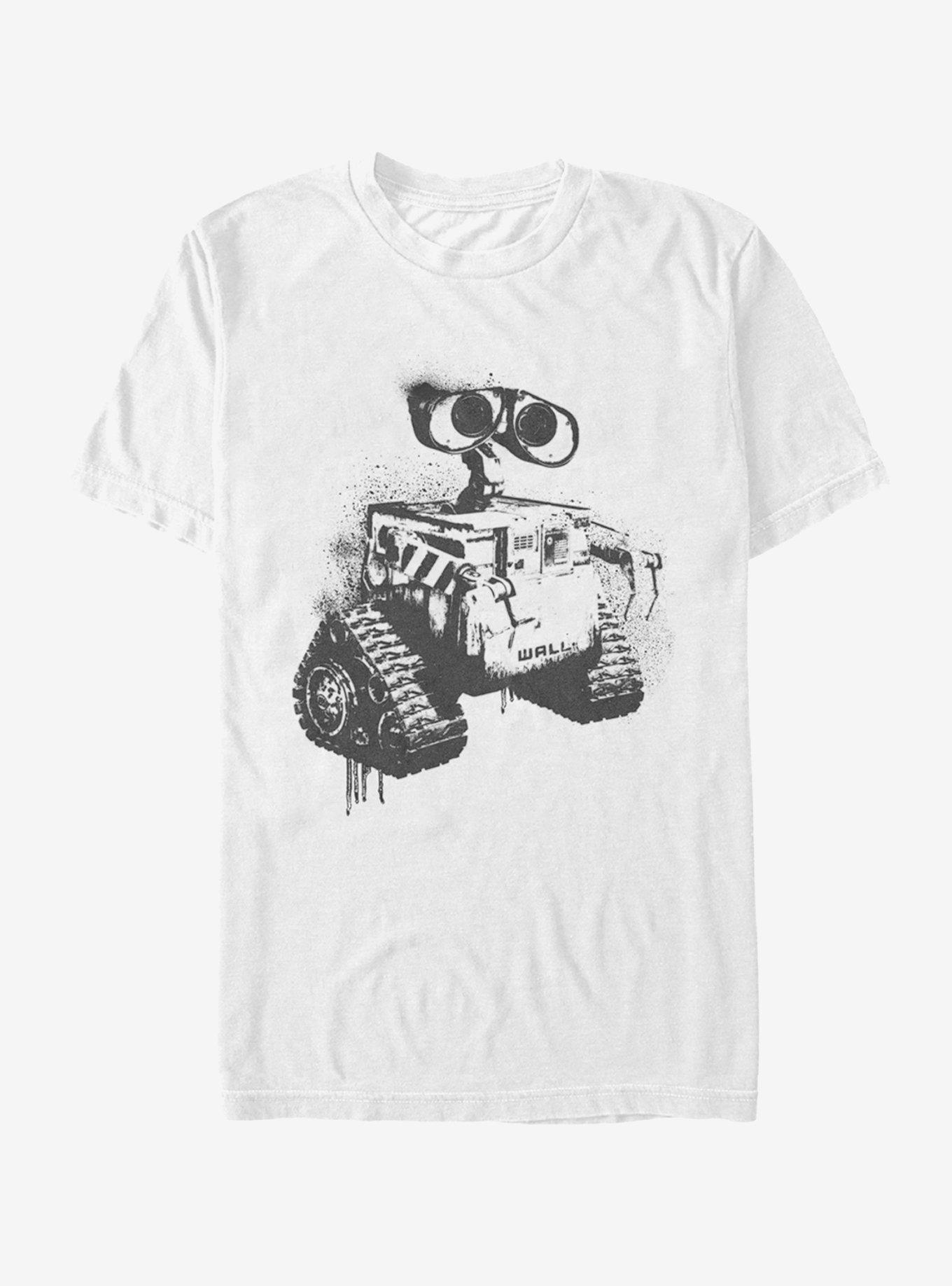 Disney Pixar WALL-E Spray Paint Art T-Shirt | Graphic T-Shirt for Unisex