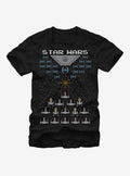 Star Wars Pixel Battle of Yavin T-Shirt | Graphic T-Shirt for Unisex