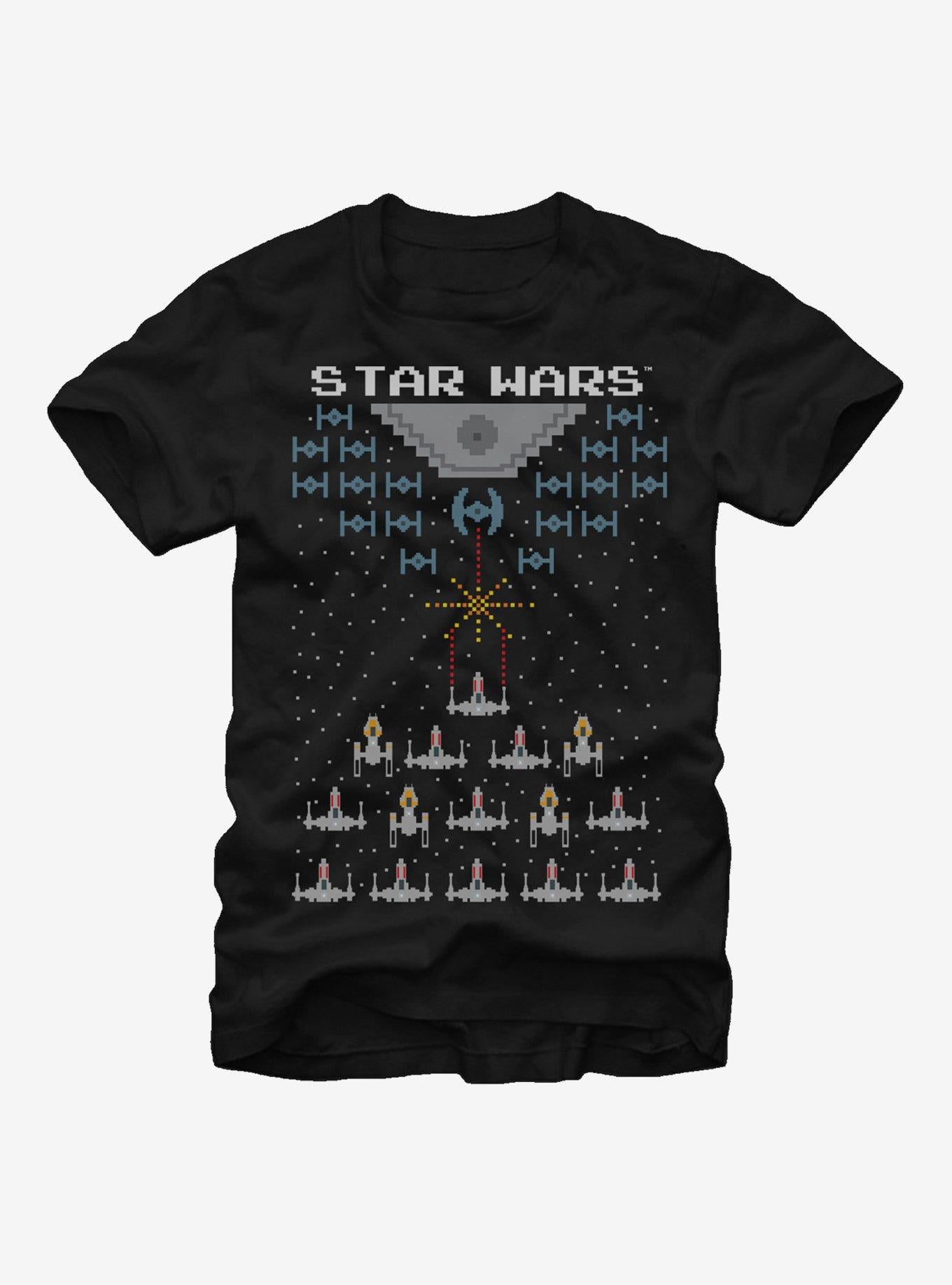 Star Wars Pixel Battle of Yavin T-Shirt | Graphic T-Shirt for Unisex