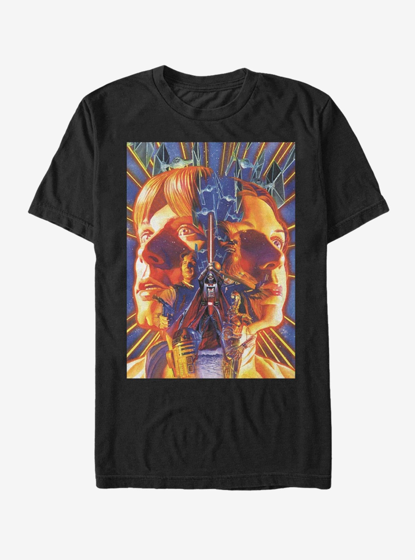 Star Wars Luke and Leia Face Off T-Shirt | Premium Unisex T-Shirt, Trending Graphic Tee