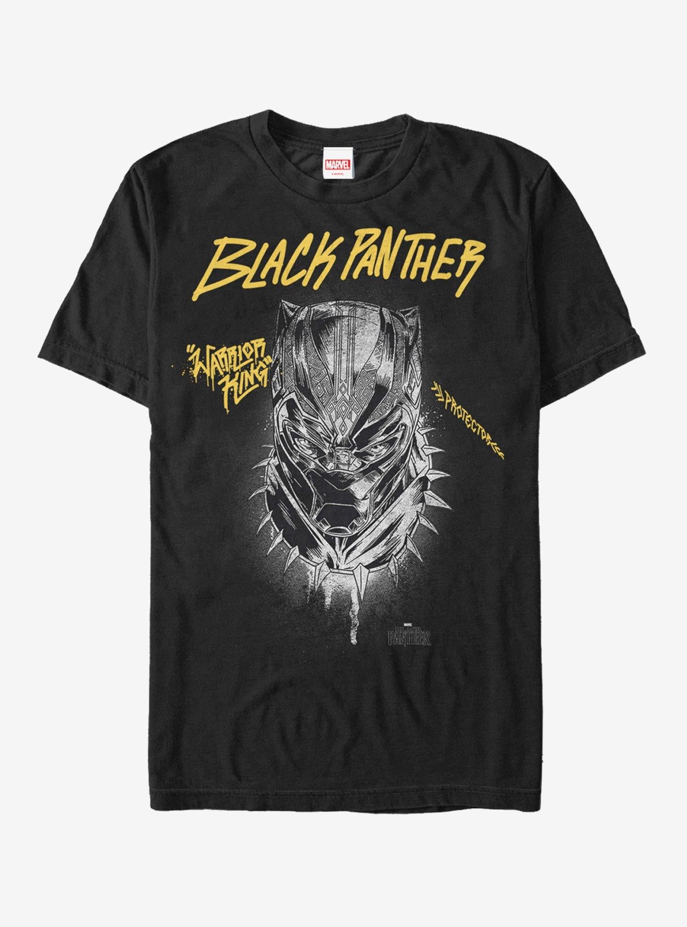 Marvel Black Panther 2018 Protector T-Shirt | Graphic T-Shirt for Unisex