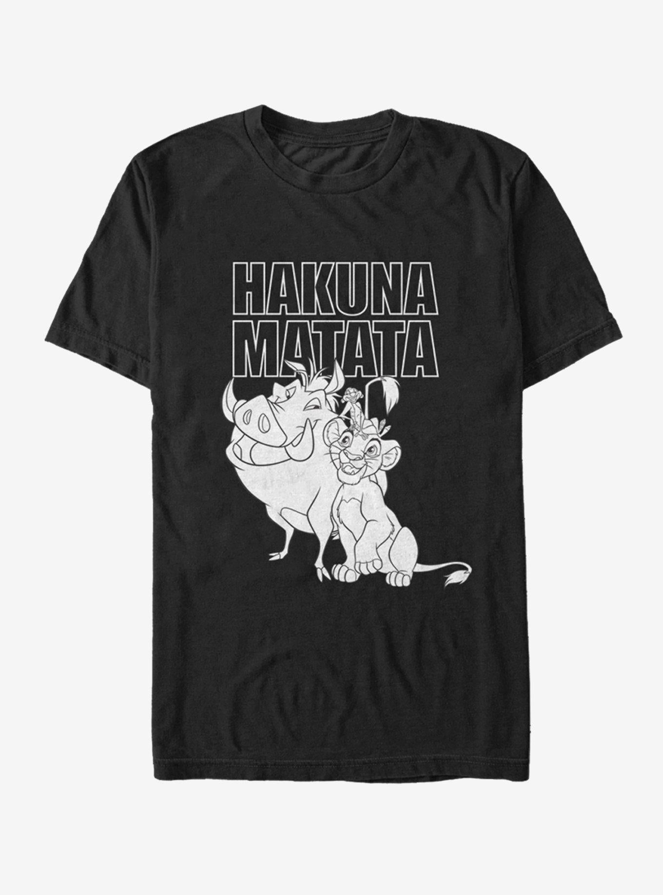 Lion King Hakuna Matata Friends T-Shirt | Graphic T-Shirt for Unisex