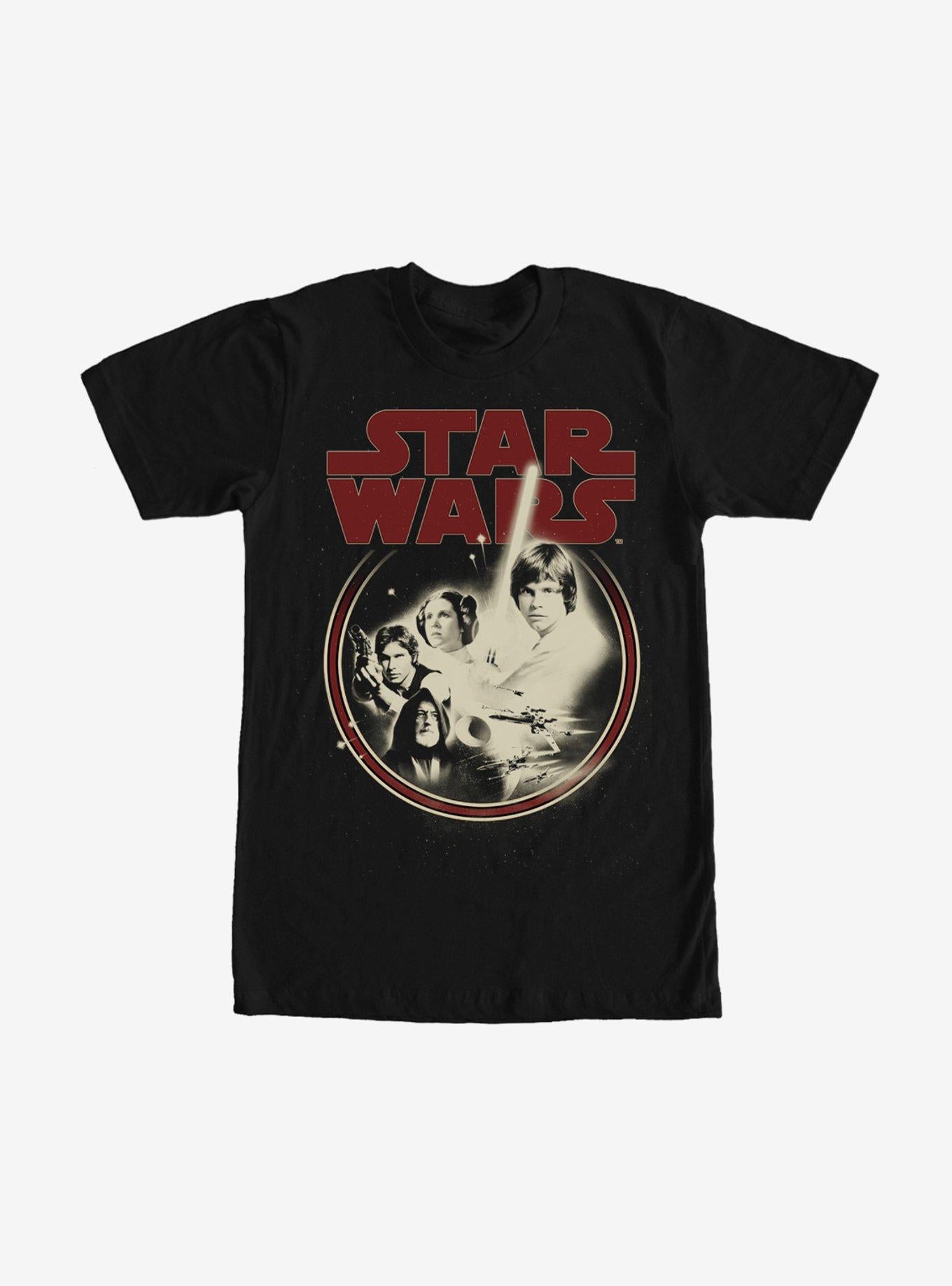 Star Wars A New Hope Group T-Shirt | Premium Unisex T-Shirt, Trending Graphic Tee