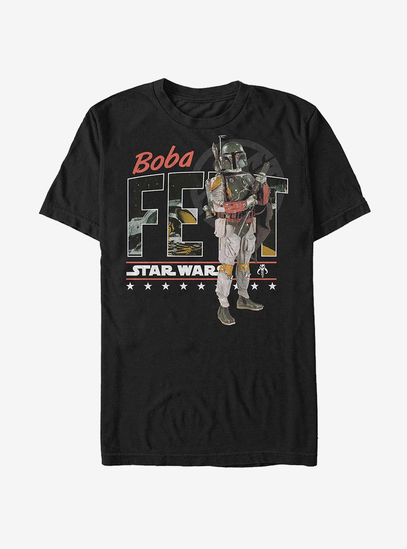 Star Wars Boba Fett Realistic Profile T-Shirt | Graphic T-Shirt for Unisex