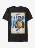 Star Wars Solo A Star Wars Story Lando Name Poster T-Shirt | Graphic T-Shirt for Unisex