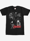 Marvel Avengers Grayscale T-Shirt | Graphic T-Shirt for Unisex
