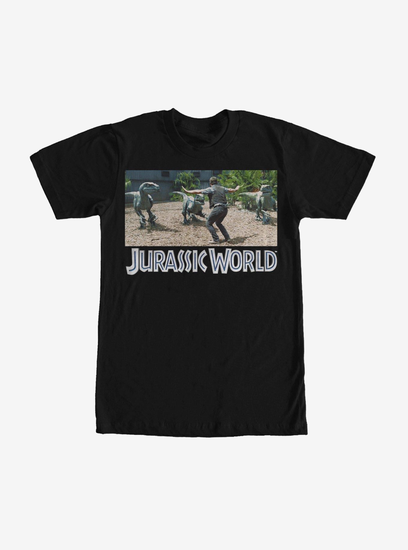 Jurassic World Velociraptor Pack T-Shirt | Graphic T-Shirt for Unisex