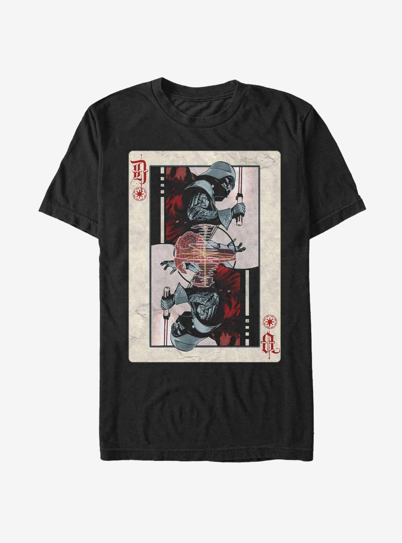 Star Wars Darth Vader Death Star Playing Card T-Shirt | Graphic T-Shirt for Unisex