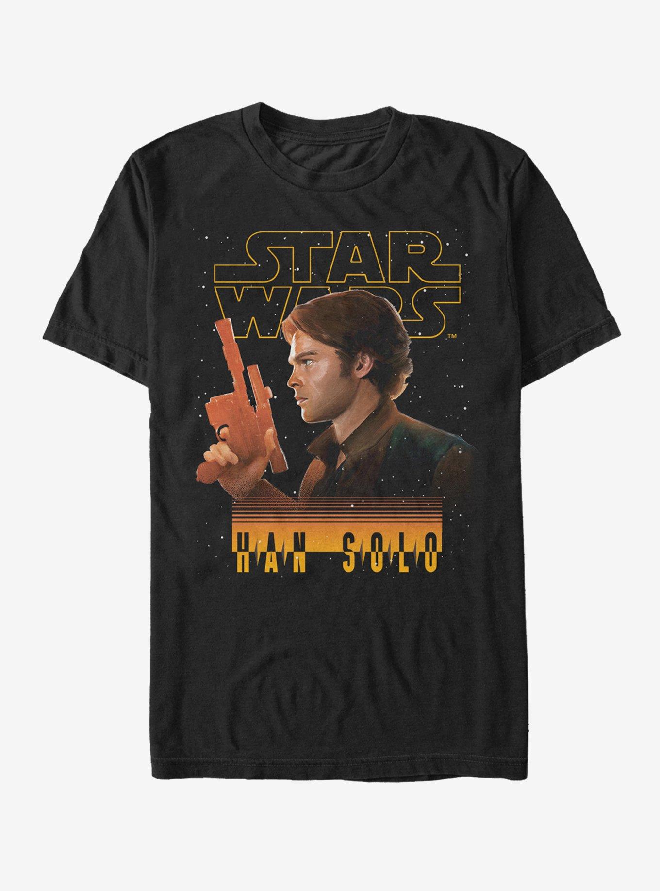 Star Wars Han Profile T-Shirt | Graphic T-Shirt for Unisex