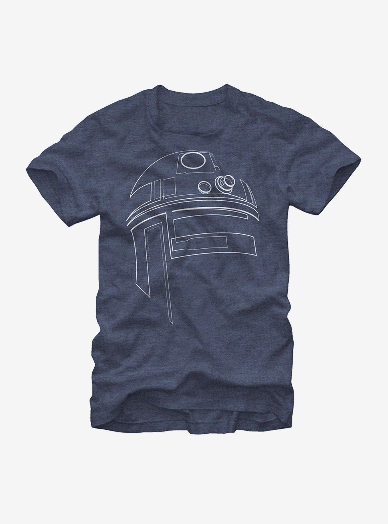 Star Wars R2-D2 Outline T-Shirt | Graphic T-Shirt for Unisex