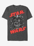 Star Wars Darth Vader Helmet Collapse T-Shirt | Graphic T-Shirt for Unisex
