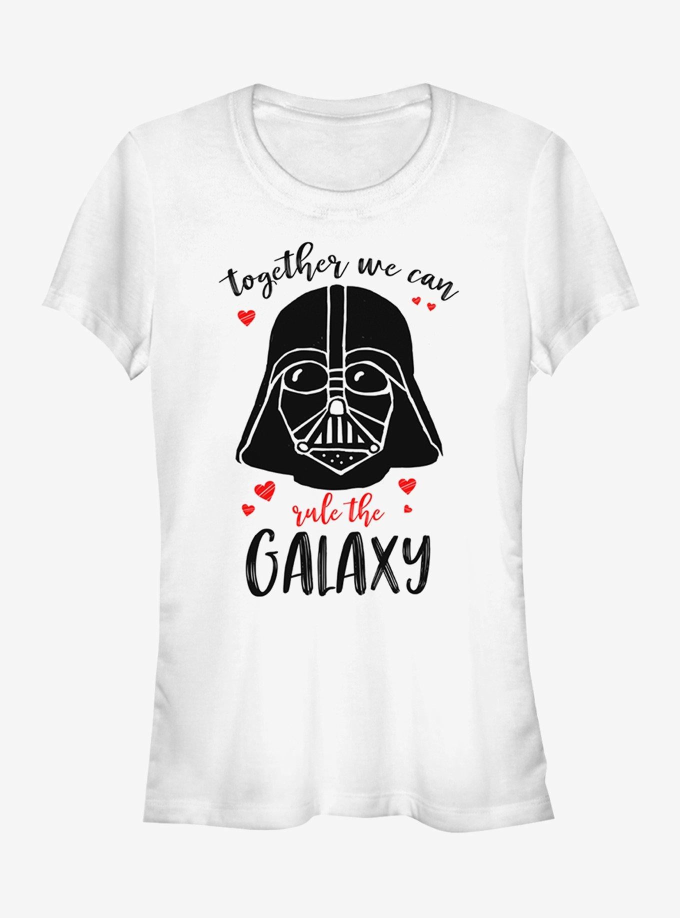 Valentine Day Vader Together Rule Galaxy Girls Shirt T Shirt Everyday Wear