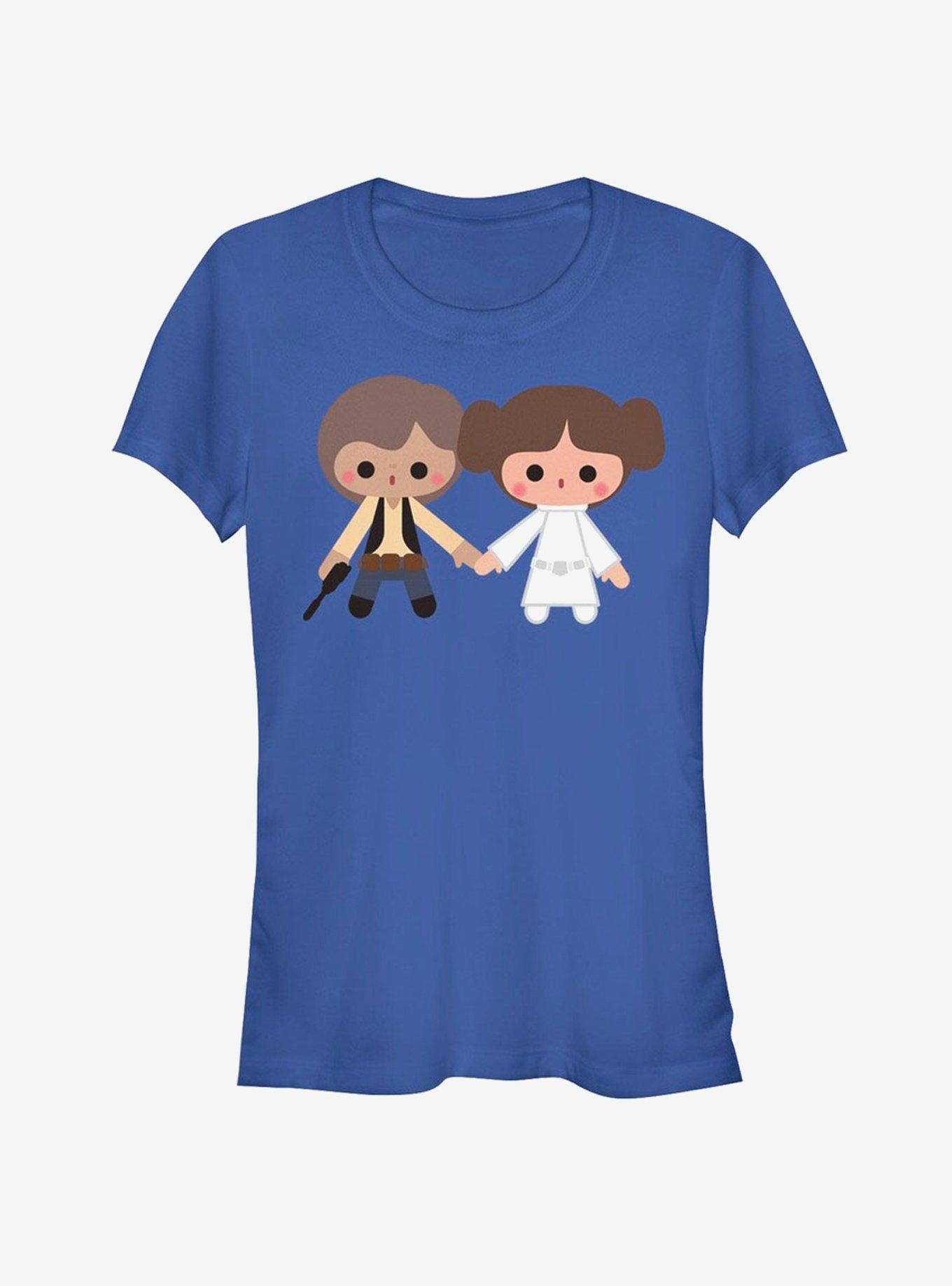 Cute Cartoon Han Leia Love Girls Shirt T Shirt Cozy Fit