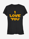 Princess Leia I Love You Girls Shirt T Shirt Cozy Fit