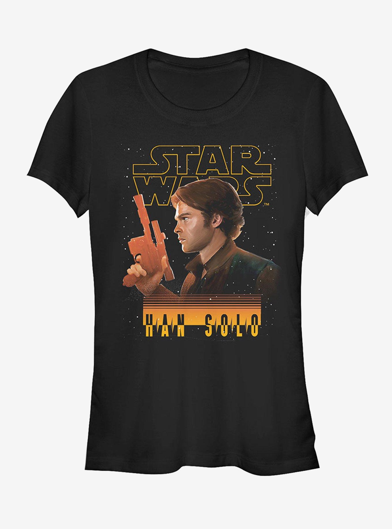 Star Wars Han Profile Girls T-Shirt | Graphic T-Shirt for Unisex