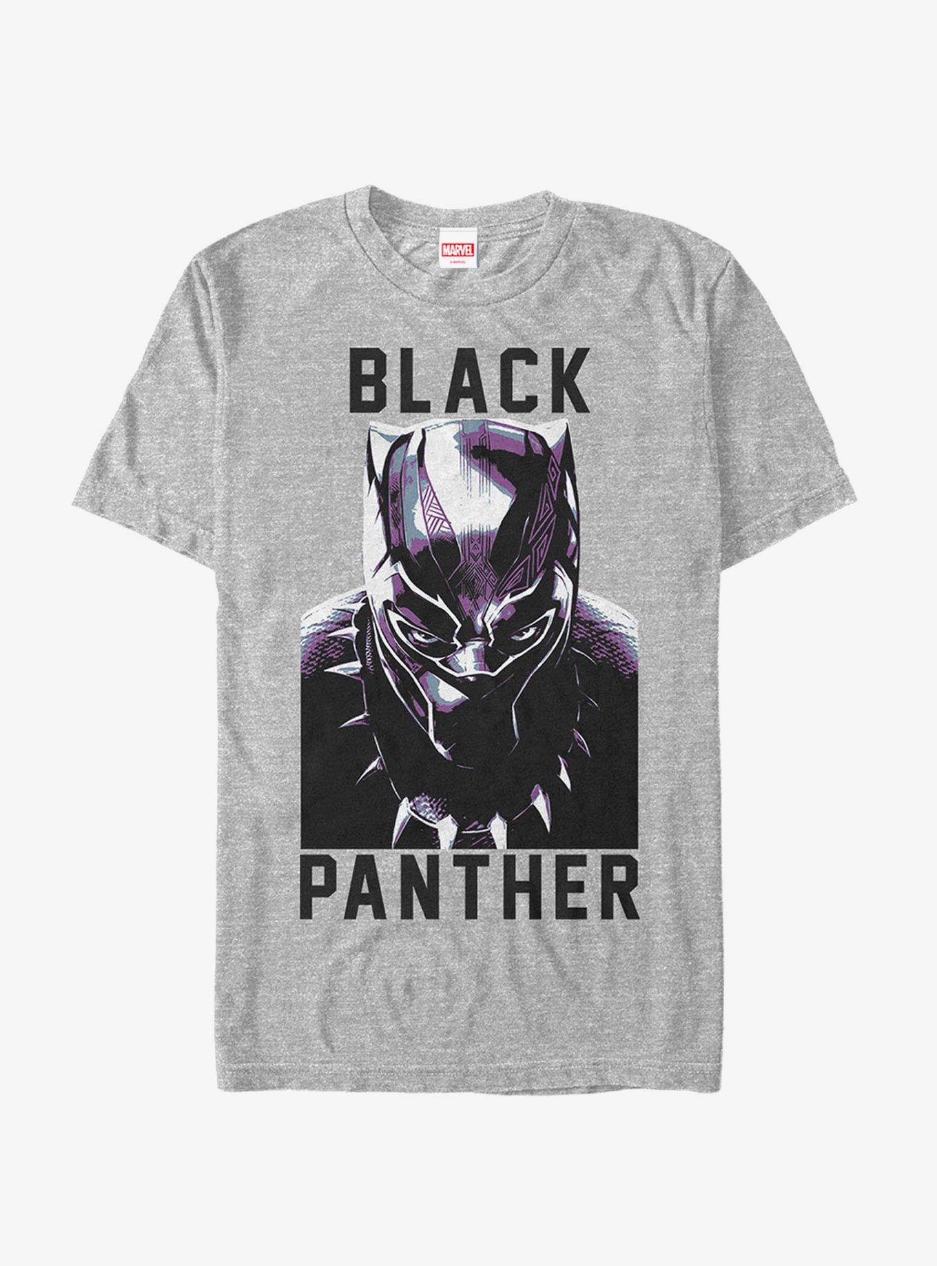 Marvel Black Panther 2018 Portrait T-Shirt | Graphic T-Shirt for Unisex