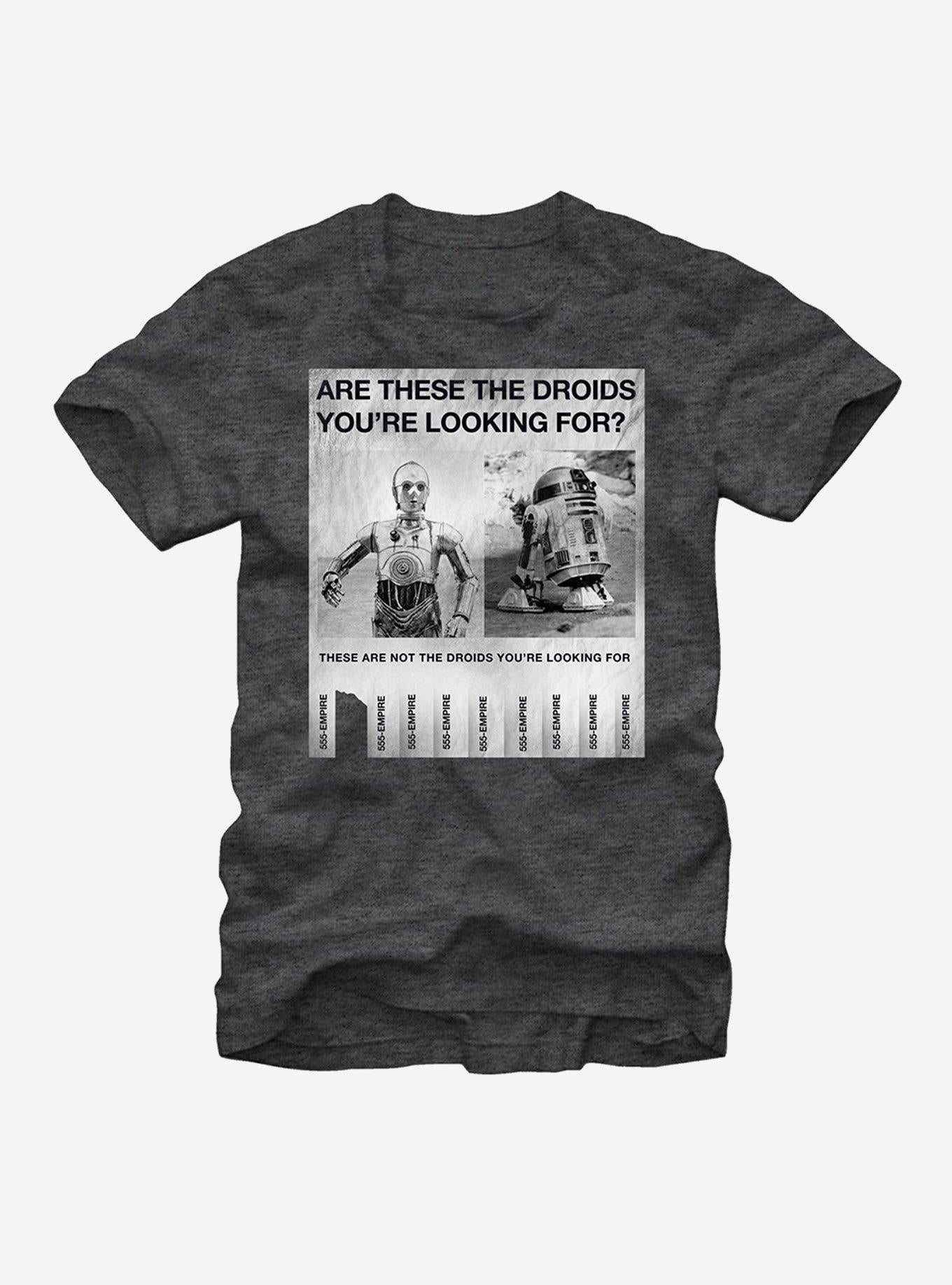 Star Wars Droid Poster T-Shirt | Graphic T-Shirt for Unisex