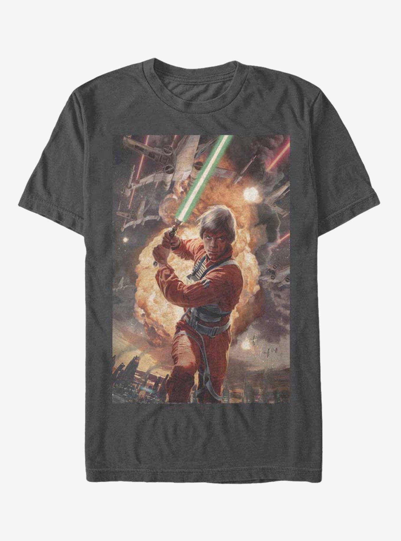 Star Wars Luke Skywalker Ready T-Shirt | Graphic T-Shirt for Unisex