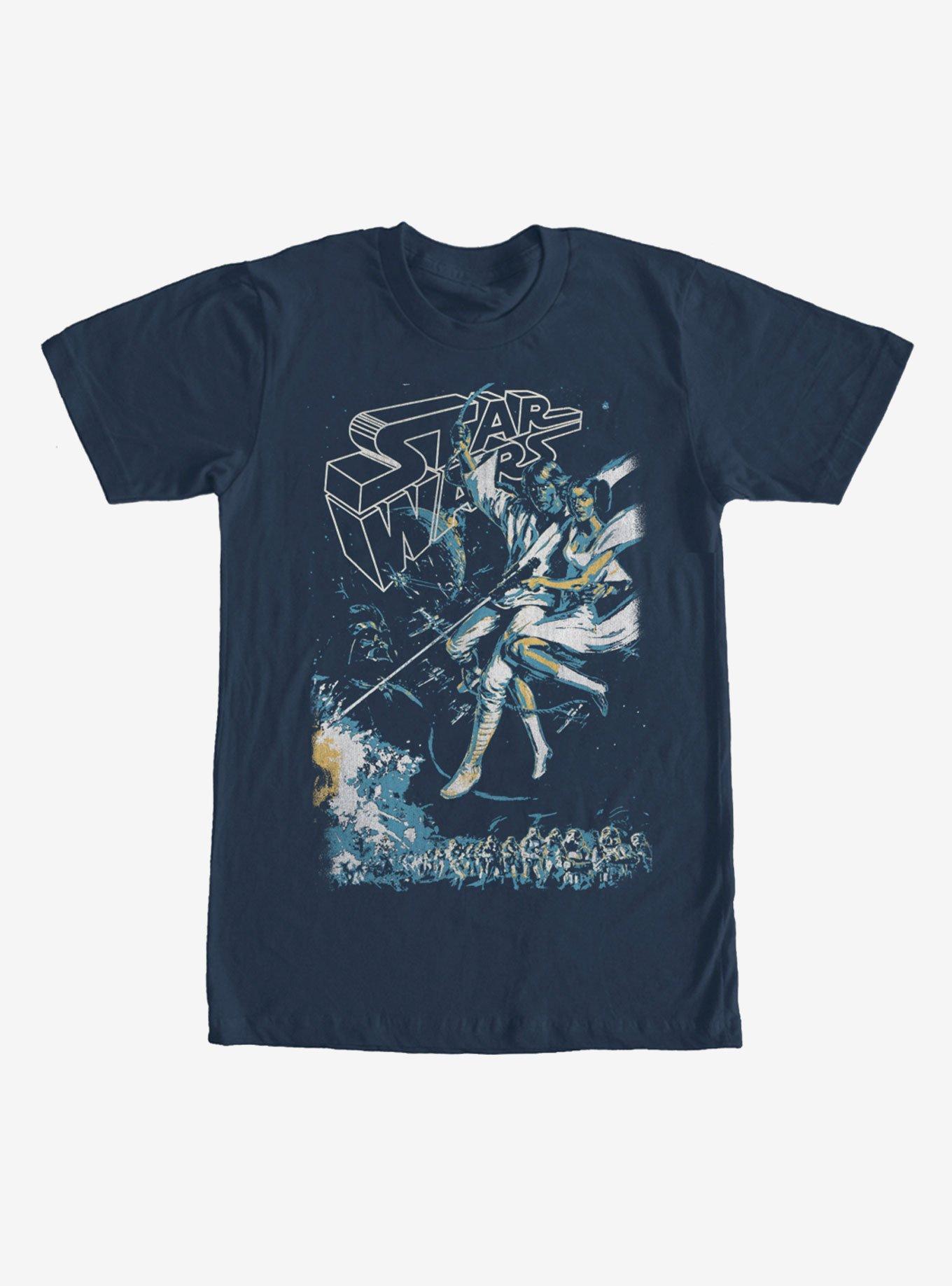 Star Wars Luke Skywalker and Princess Leia T-Shirt | Graphic T-Shirt for Unisex