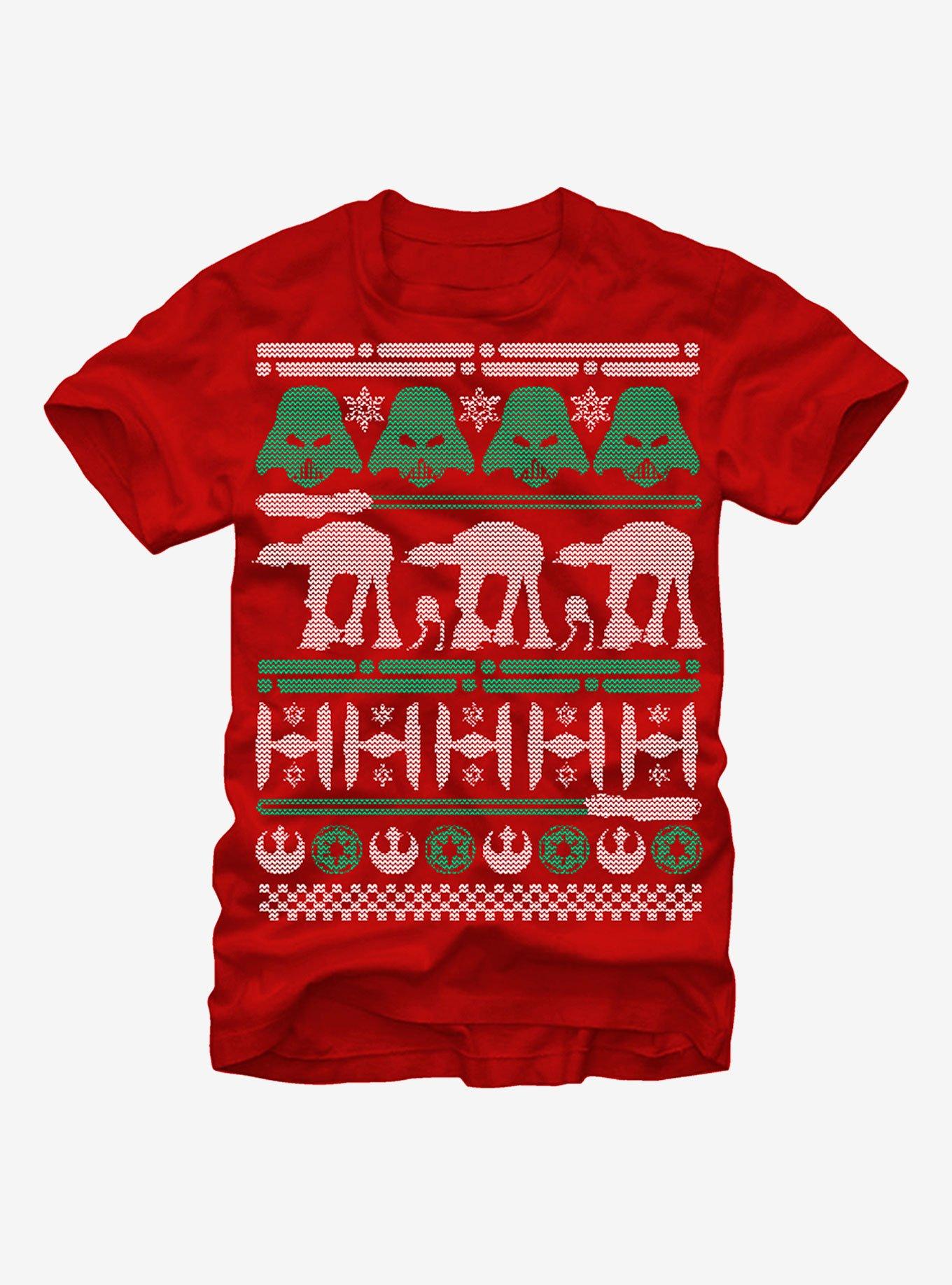 Star Wars Ugly Christmas Sweater T-Shirt | Premium Unisex T-Shirt, Trending Graphic Tee