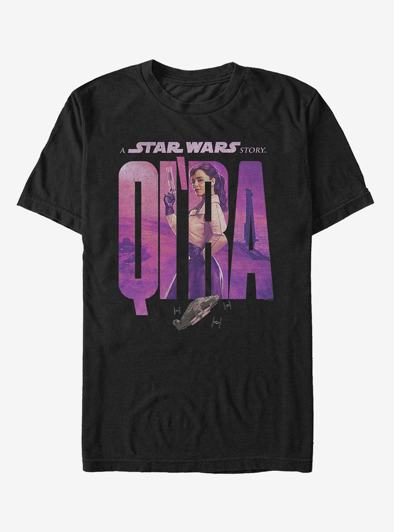 Star Wars Solo A Star Wars Story Qi'ra Name Movie Poster T-Shirt | Graphic T-Shirt for Unisex