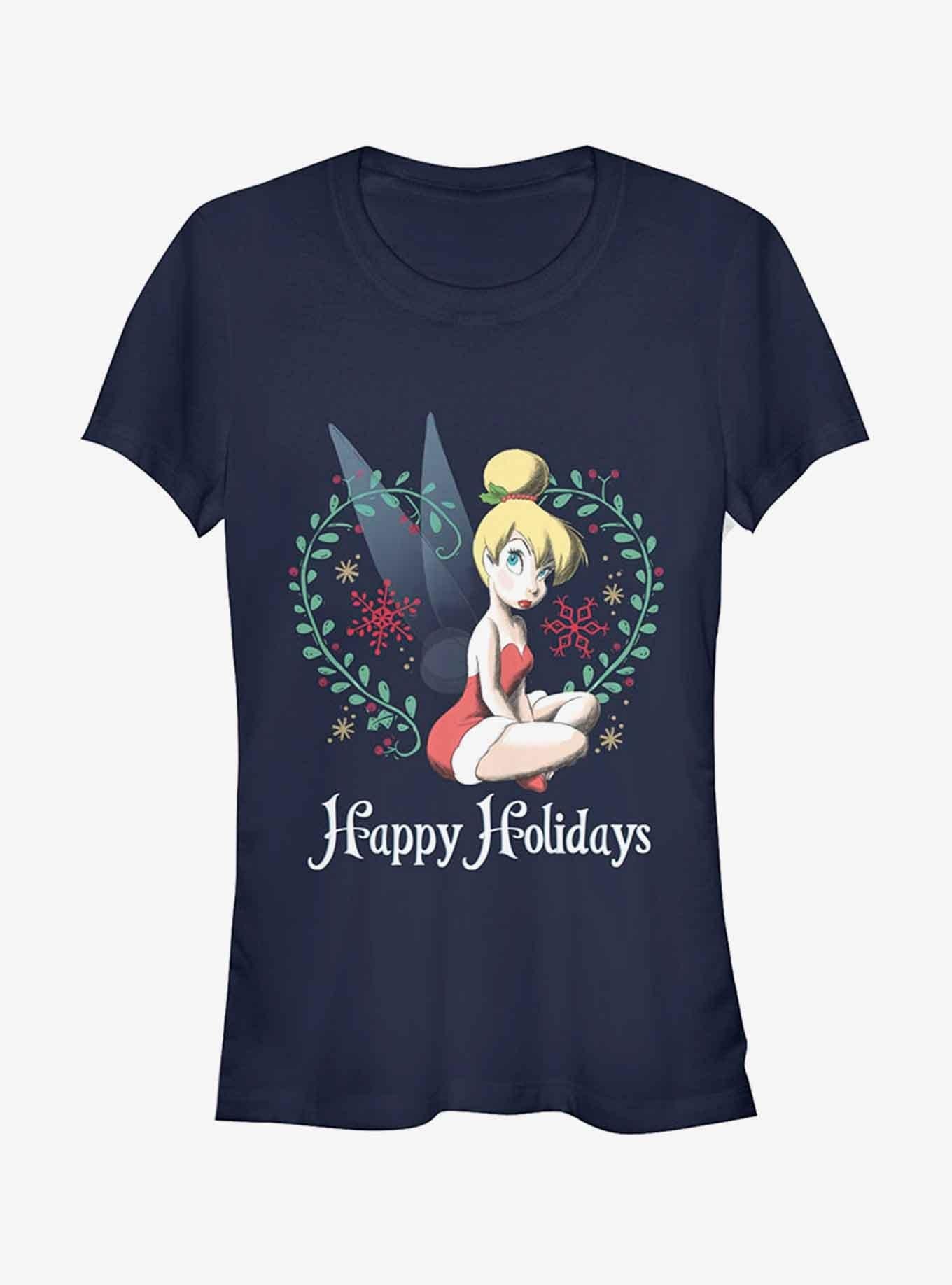 Disney Ugly Christmas Sweater Tinker Bell Girls T-Shirt | Premium Unisex T-Shirt, Trending Graphic Tee