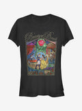 Disney Glass Window Girls T-Shirt | Graphic T-Shirt for Unisex