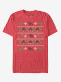 Velociraptor Ugly Christmas Sweater T-Shirt | Premium Unisex T-Shirt, Trending Graphic Tee