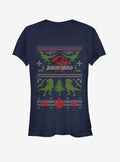 Ugly Christmas Sweater Print Girls T-Shirt | Premium Unisex T-Shirt, Trending Graphic Tee