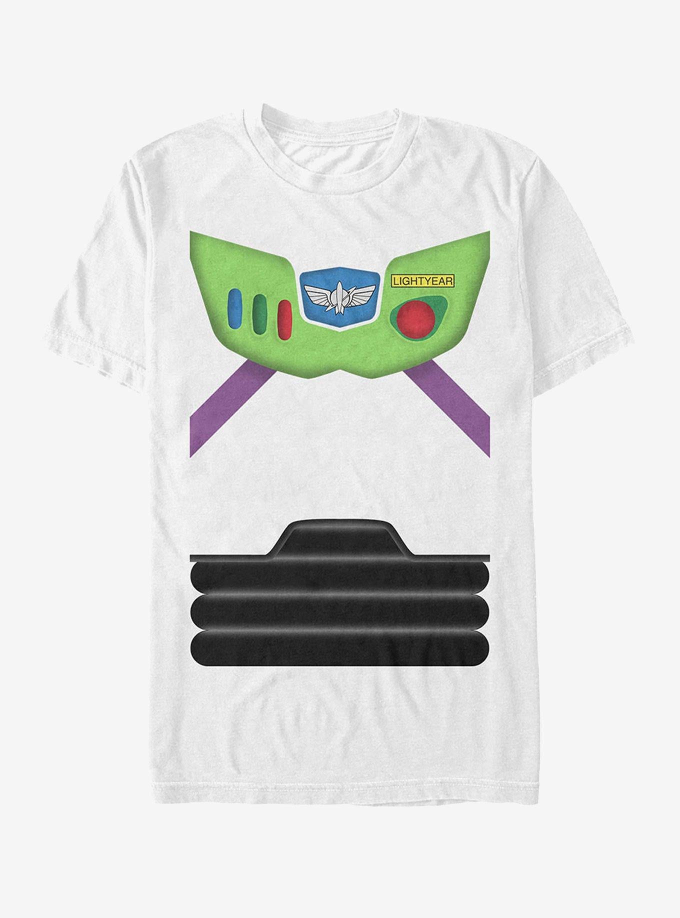 Disney Pixar Toy Story Buzz Lightyear Costume Tee T-Shirt | Graphic T-Shirt for Unisex
