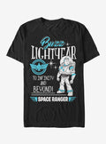 Disney Pixar Toy Story Buzz Lightyear Space Ranger Badge T-Shirt | Graphic T-Shirt for Unisex