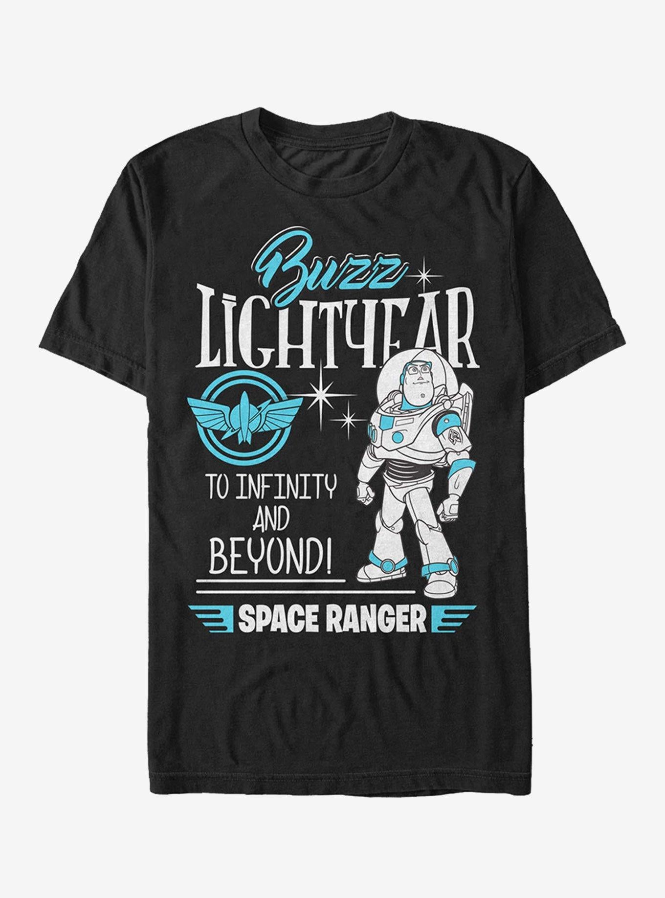Disney Pixar Toy Story Buzz Lightyear Space Ranger Badge T-Shirt | Graphic T-Shirt for Unisex