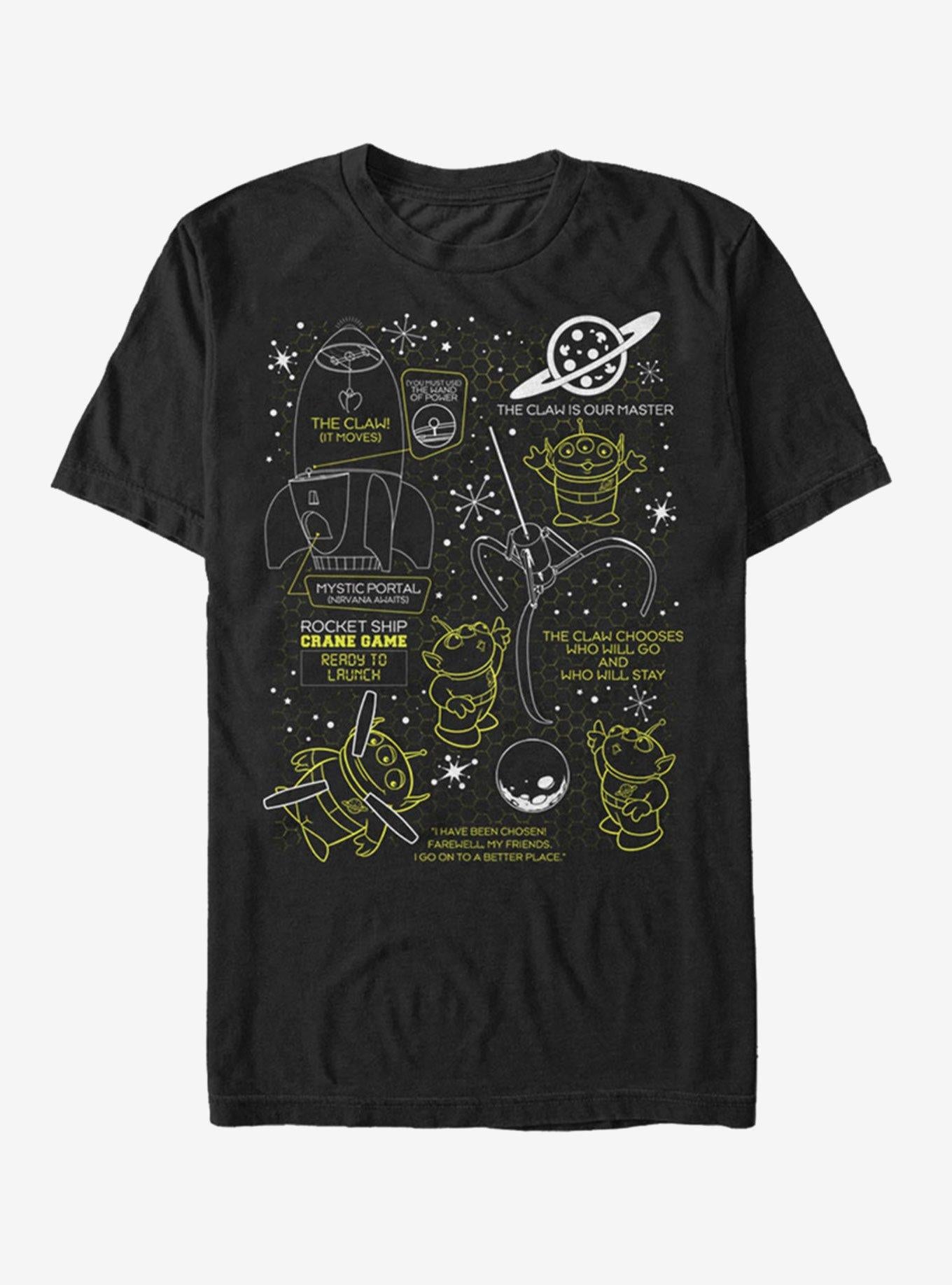 Disney Pixar Toy Story Claw is Our Master T-Shirt | Graphic T-Shirt for Unisex