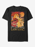 Disney Lion King Retro Distressed Friends T-Shirt | Graphic T-Shirt for Unisex