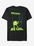 Disney Pixar Monsters Inc Mike Cares Doorway T-Shirt | Premium Unisex T-Shirt, Trending Graphic Tee