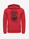 Marvel Captain Marvel Painted Logo Hoodie