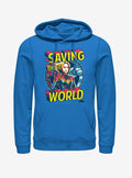 Marvel Captain Marvel Save Me Hoodie