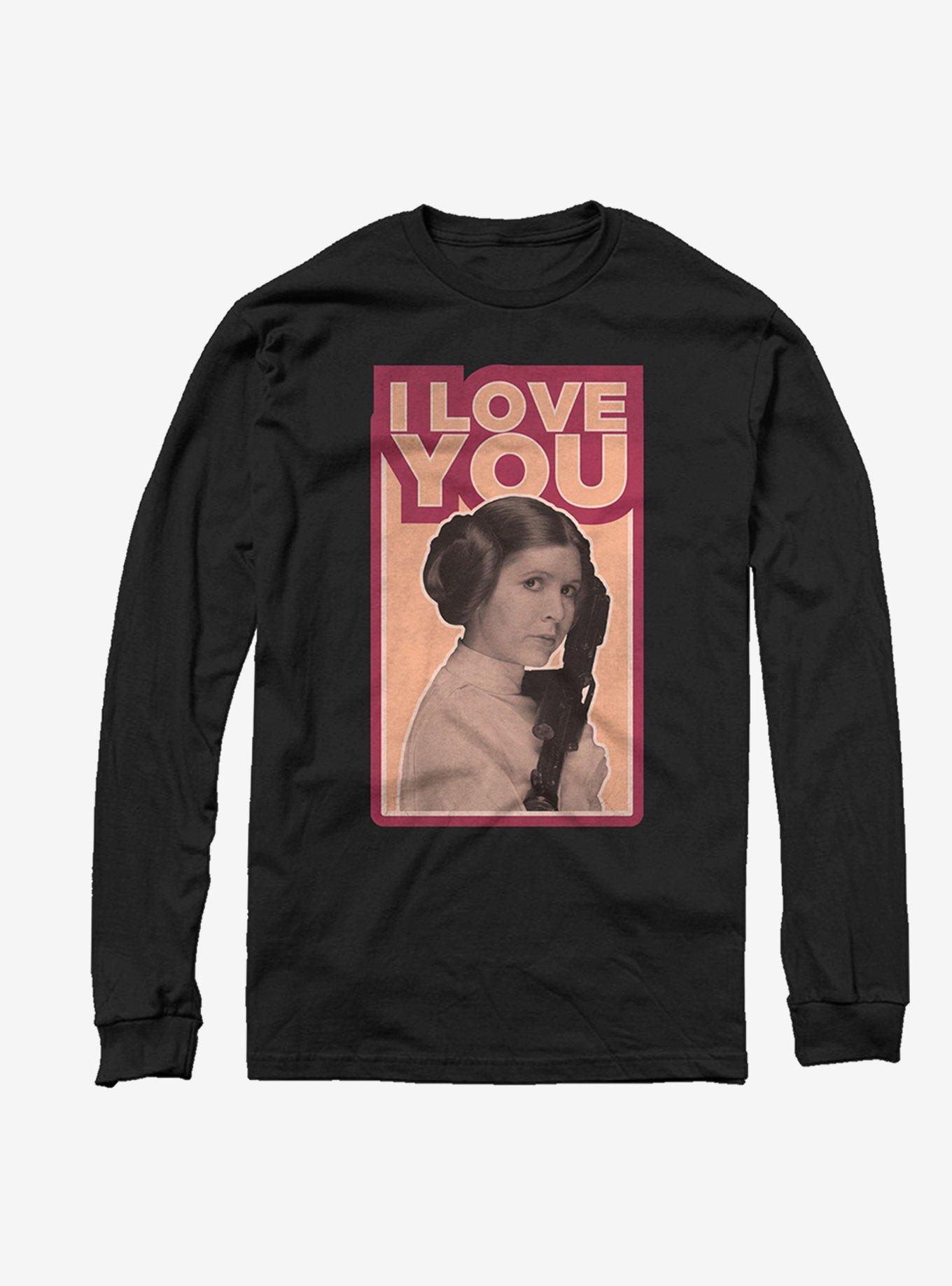 Leia Love Long Sleeve Shirt Long Sleeve Tee Everyday Wear