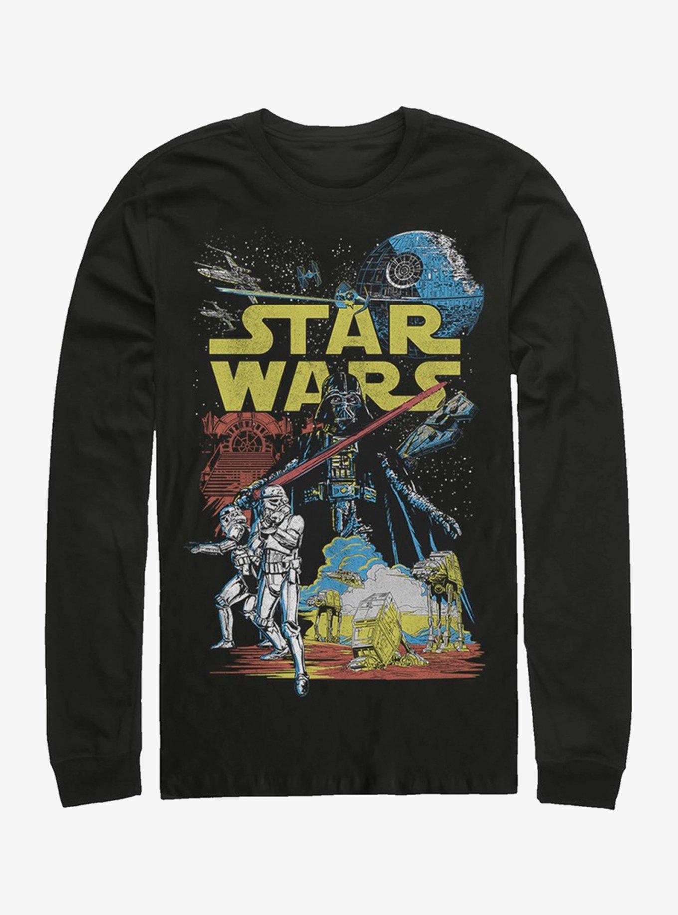 Star Wars Rebel Classic Poster Long-Sleeve T-Shirt | Graphic T-Shirt for Unisex