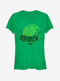 Marvel Avengers Endgame Big Green Girls Kelly Green T-Shirt | Graphic T-Shirt for Unisex