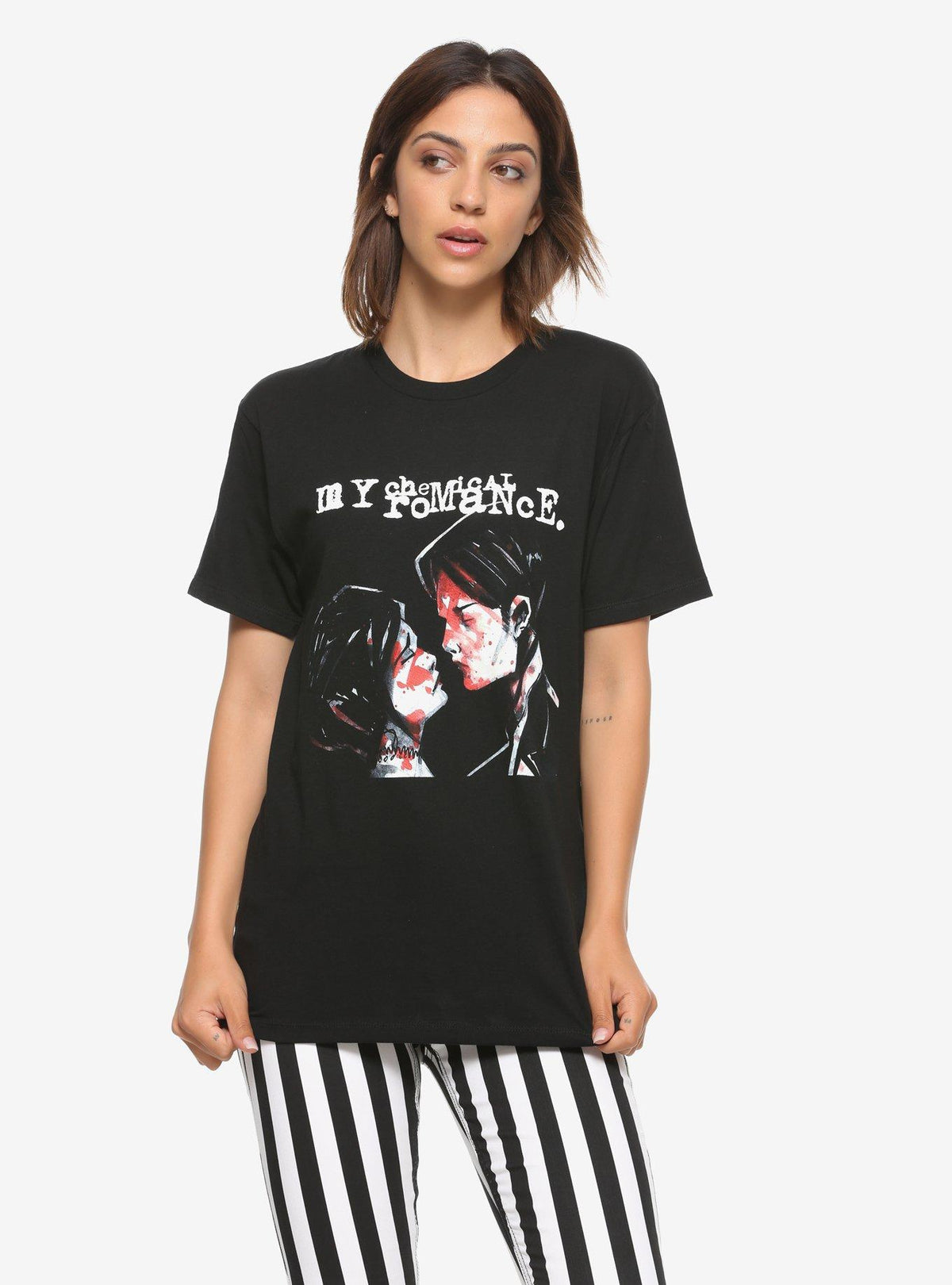 My Chemical Romance Three Cheers For Sweet Revenge Boyfriend Fit Girls T-Shirt