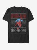Marvel Spider-Man Ugly Spidey Christmas Sweater T-Shirt | Premium Unisex T-Shirt, Trending Graphic Tee