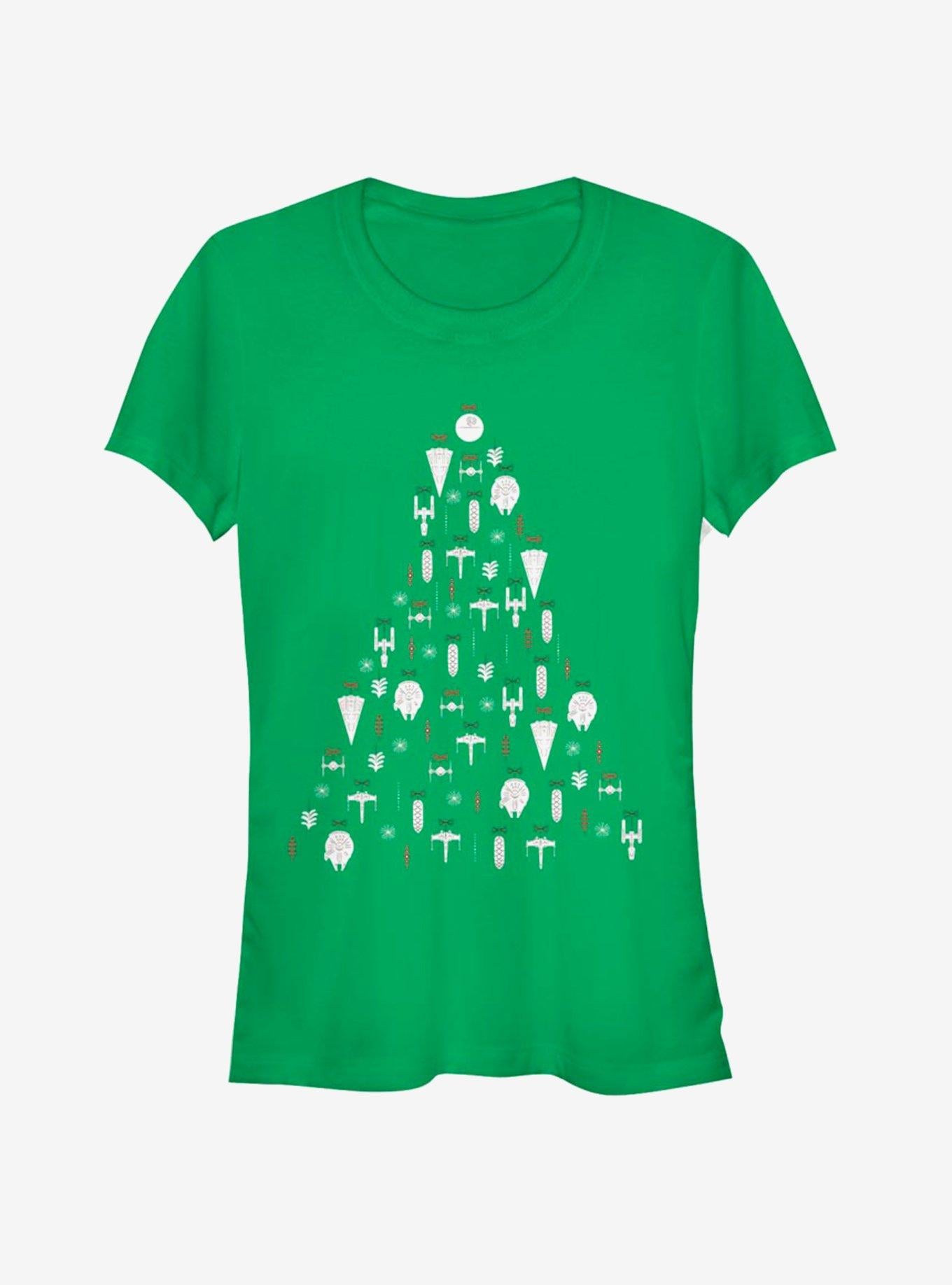Star Wars Ornament Christmas Tree Girls T-Shirt | Premium Unisex T-Shirt, Trending Graphic Tee
