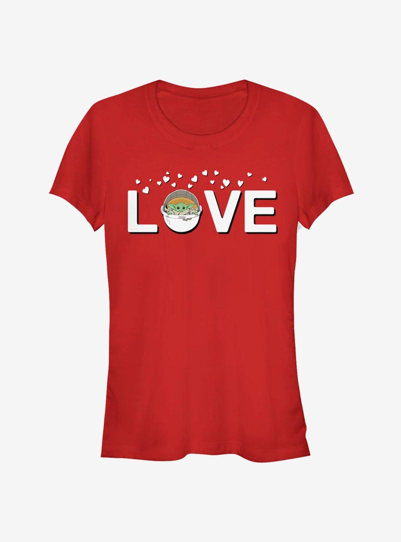 The Mandalorian The Child Love With The Child Girls Shirt T Shirt Minimal Style