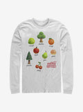 Nintendo Animal Crossing Fruits And Trees Long-Sleeve T-Shirt | Premium Unisex T-Shirt, Trending Graphic Tee