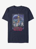 Star Wars Episode IV A New Hope Poster Redux T-Shirt | Premium Unisex T-Shirt, Trending Graphic Tee