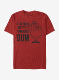 Cartoon Alice In Wonderland I With Tweedle Dum Shirt T Shirt Everyday Wear