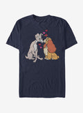 Cartoon Lady And The Tramp Puppy Love Shirt T Shirt Clean Design