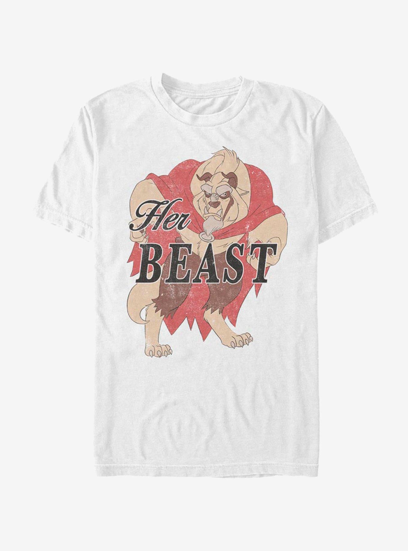 Cartoon Beauty And The Beast Her Beast Shirt T Shirt Gift Ready